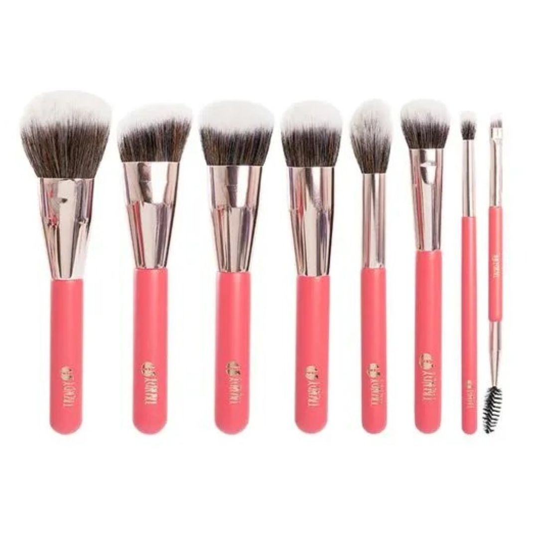 SET BROCHAS X10 ROSA TERCIOPELO