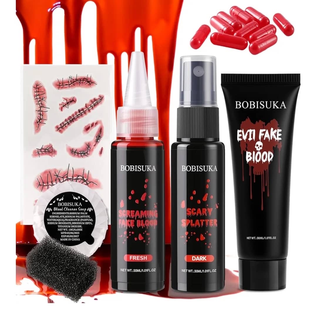 KIT MAQUILLAJE ARTISTICO HALLOWEEN