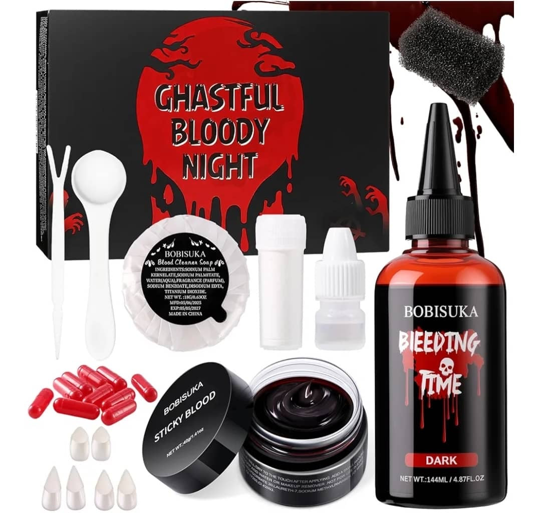 KIT MAQUILLAJE ARTISTICO HALLOWEEN