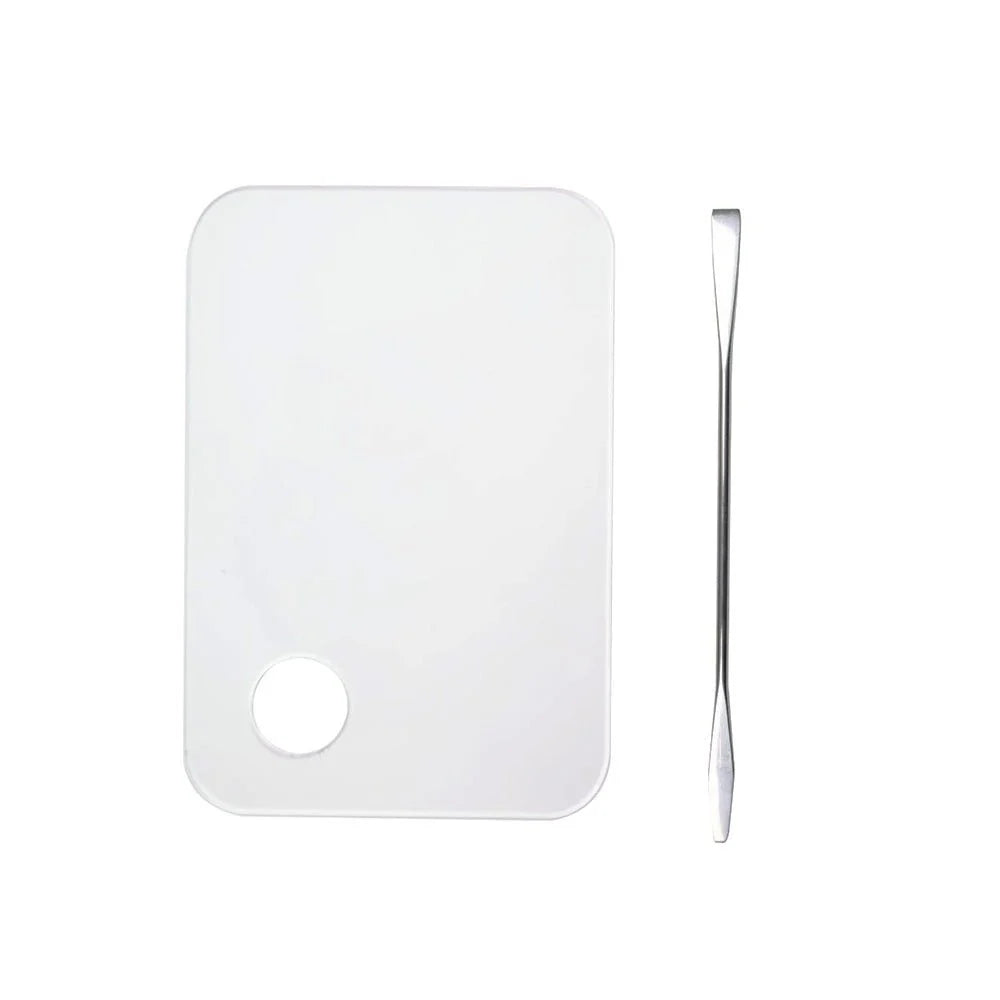 PALETA MEZCLADORA DE ACRILICO PARA MAQUILLAJE