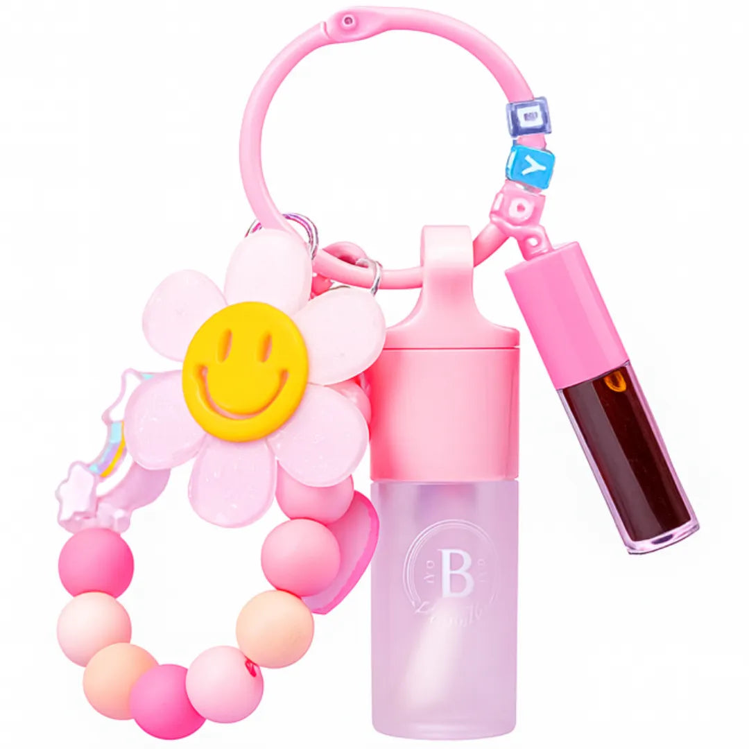 DUO LLAVERO BRILLO Y TINTA BLOOM BOW