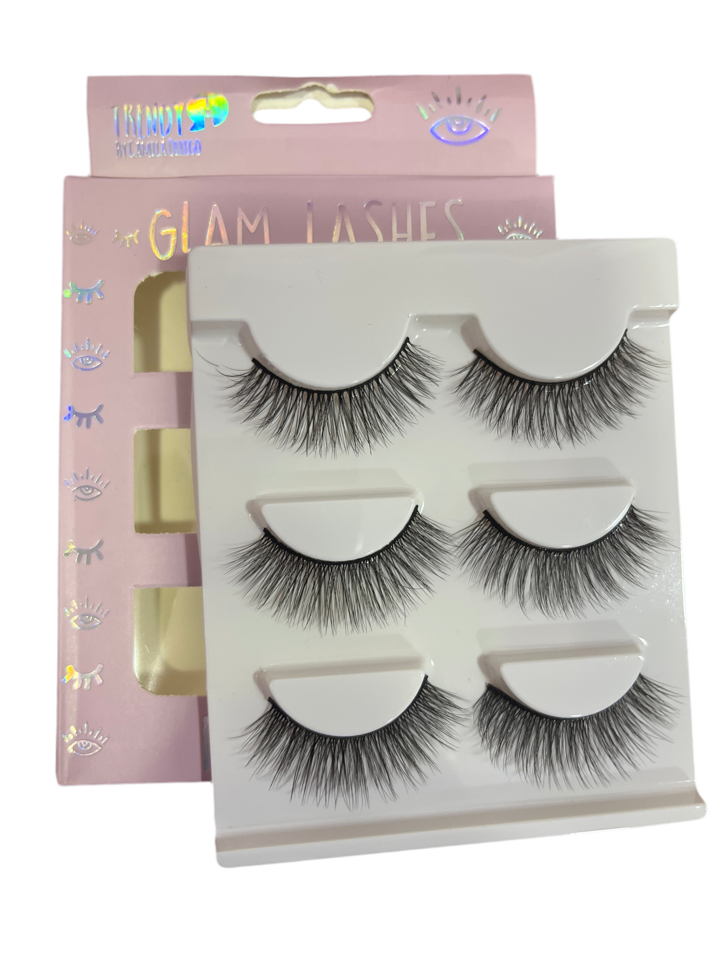 PACK DE PESTAÑAS POSTIZAS X3