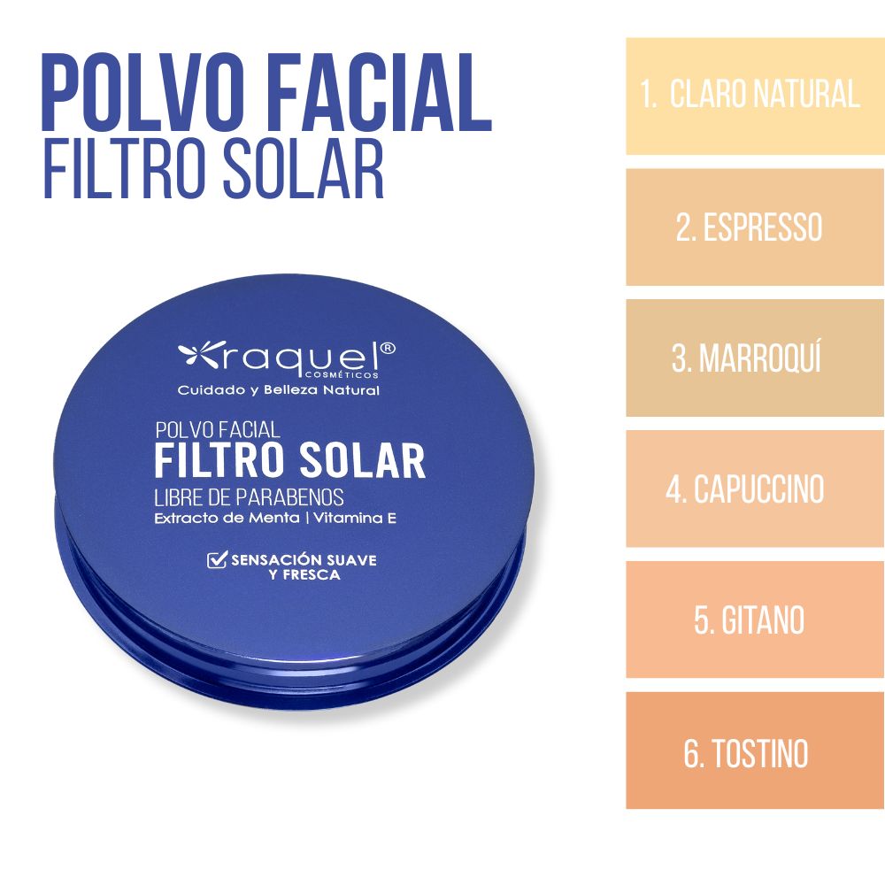 POLVO COMPACTO FACIAL CON FILTRO SOLAR