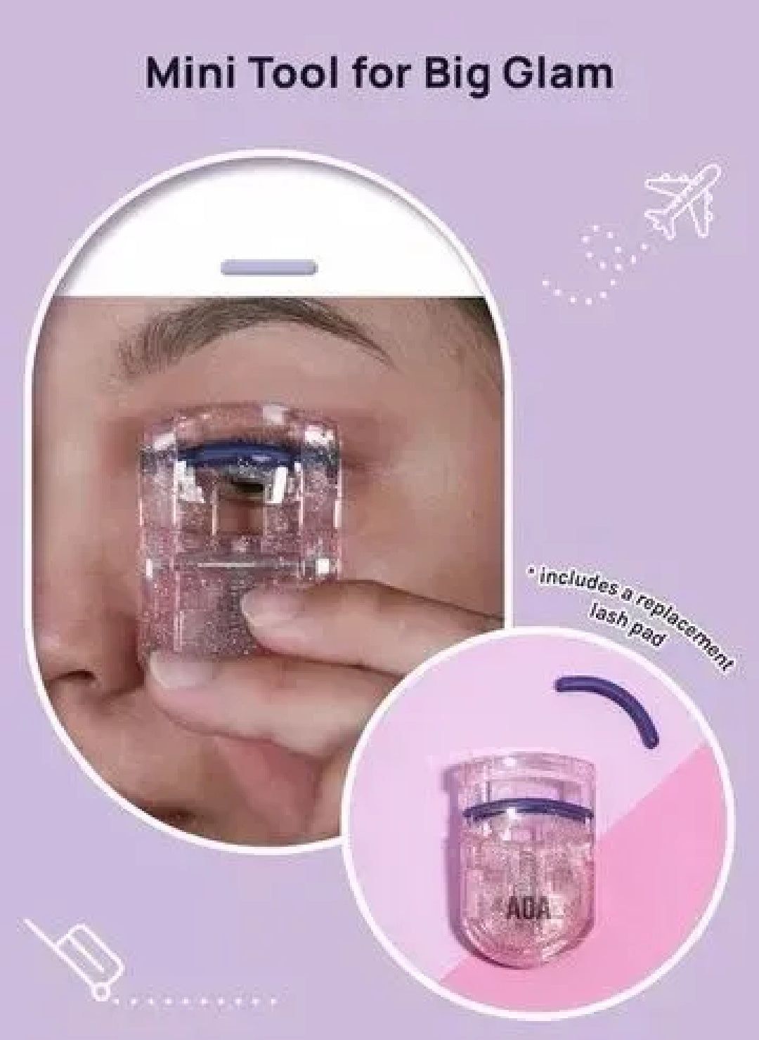 RIZADOR DE PESTAÑAS VIAJERO