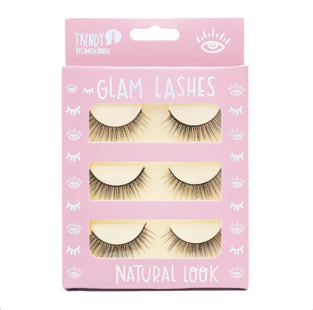 SET PESTAÑAS X3 GLAM LASHES