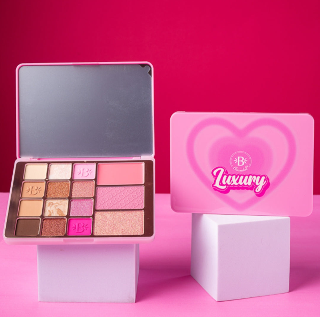 PALETA DE SOMBRAS, RUBOR E ILUMINADOR LUXURY