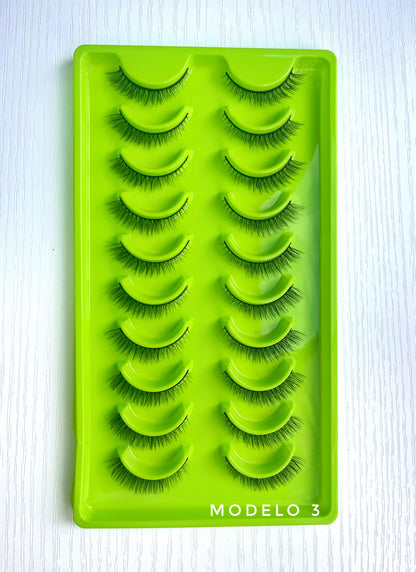 PACK DE PESTAÑAS X10