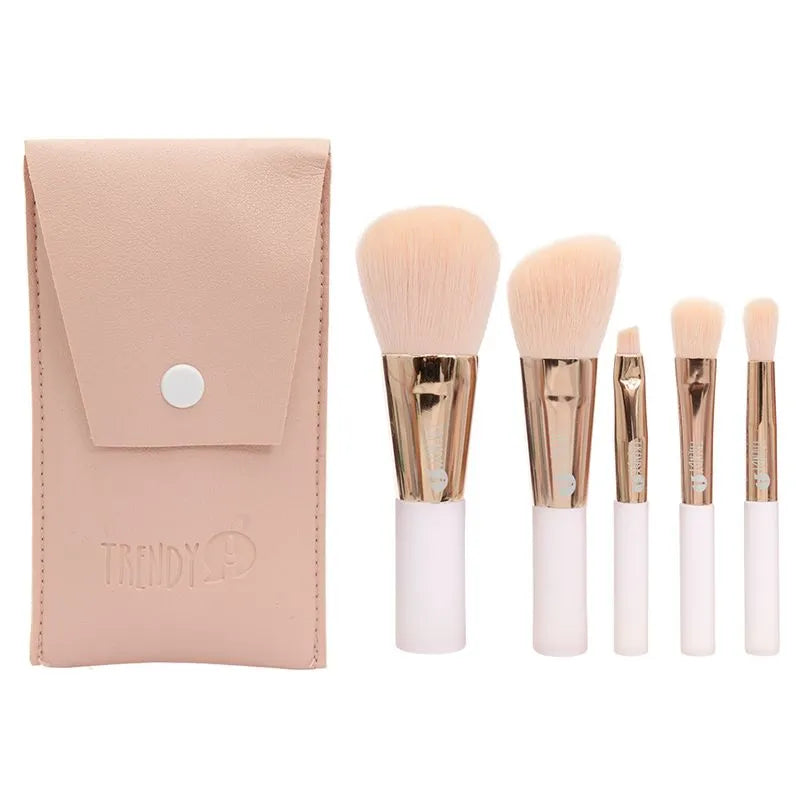 SET	BROCHAS MINI CRISTAL ROSA X5