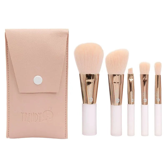 SET	BROCHAS MINI CRISTAL ROSA X5