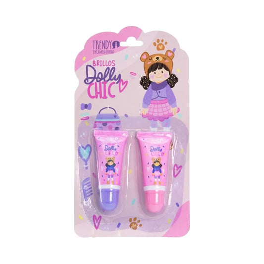 DUO BRILLO GLOSS NIÑAS DOLLY