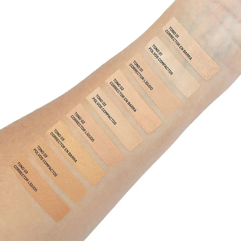 KIT TRIO CORRECTOR Y POLVO COMPACTO MISTIC FACE
