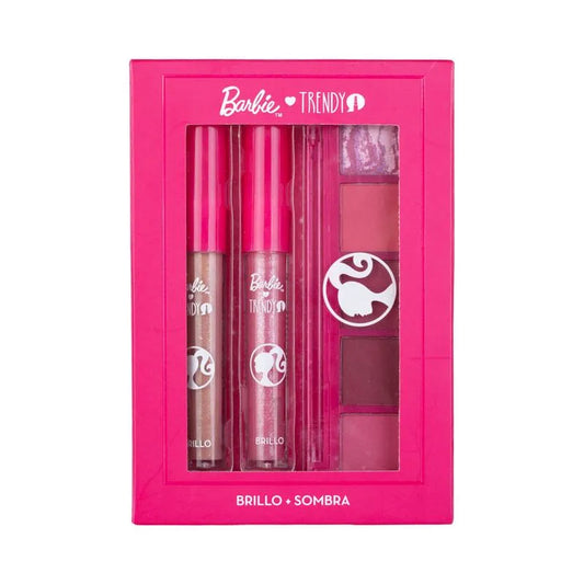 KIT TRIO GLOSS Y SOMBRAS BARBIE