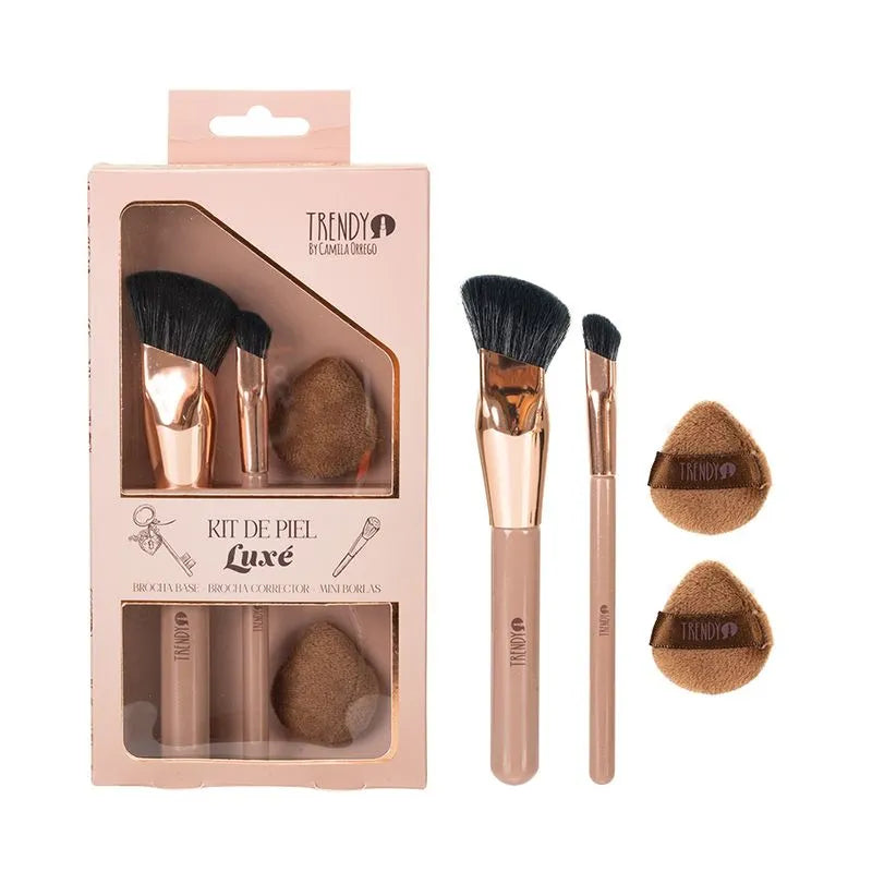 SET	BROCHAS PIEL LUXE