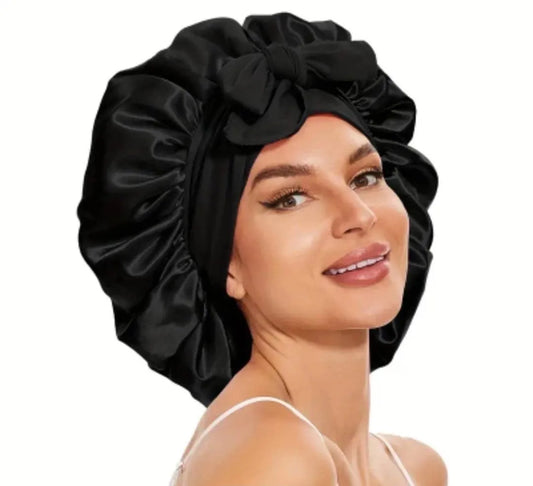 GORRO CABELLO SATIN LAZO