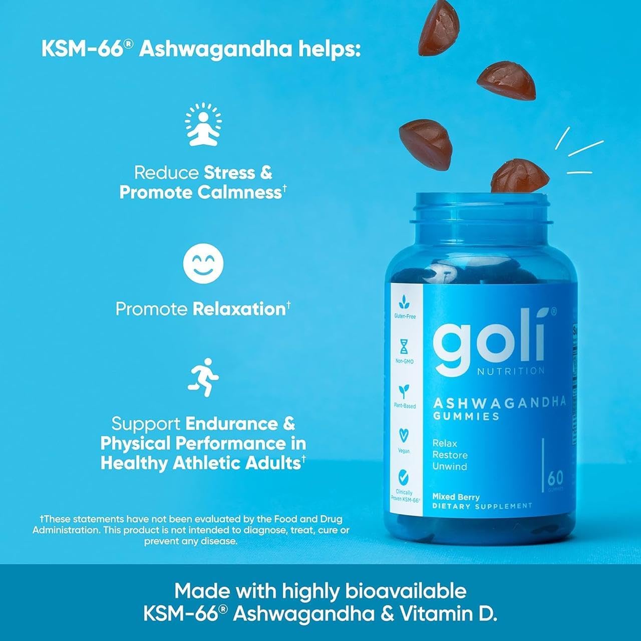 GOMITAS ASHWAGANDHA 60und