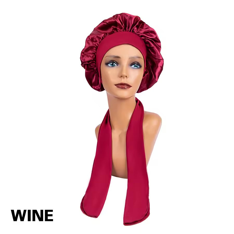 GORRO CABELLO SATIN LAZO