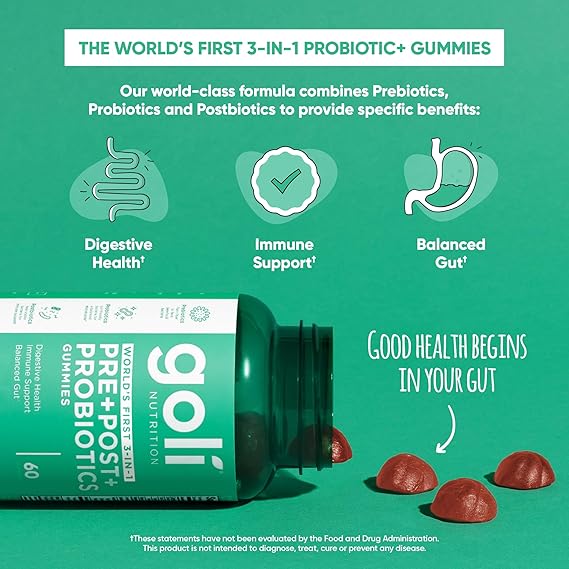 GOMITAS PRE + POST - PROBIOTICOS 60 UND