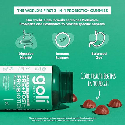 GOMITAS PRE + POST - PROBIOTICOS 60 UND