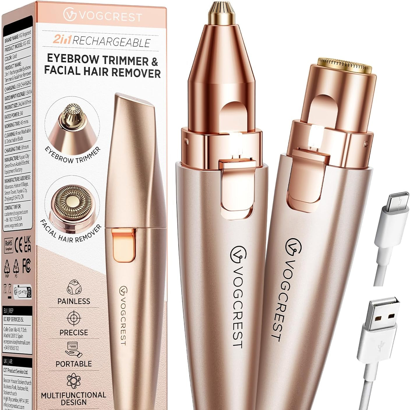 DEPILADOR FACIAL DE CEJAS