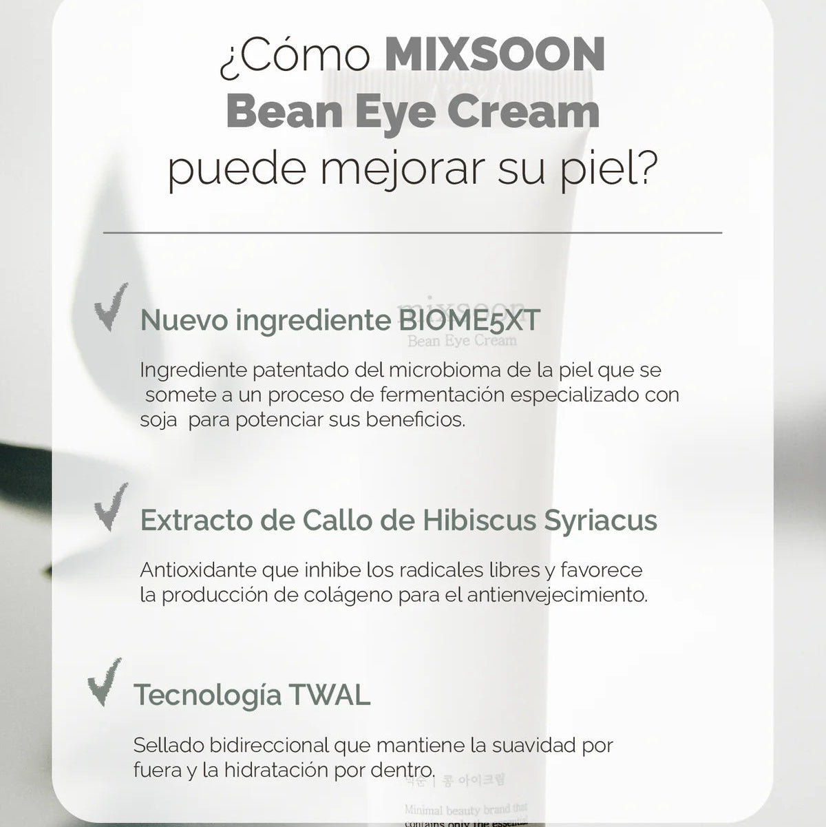 CONTORNO DE OJOS EN CREMA BEAN EYE 20ml