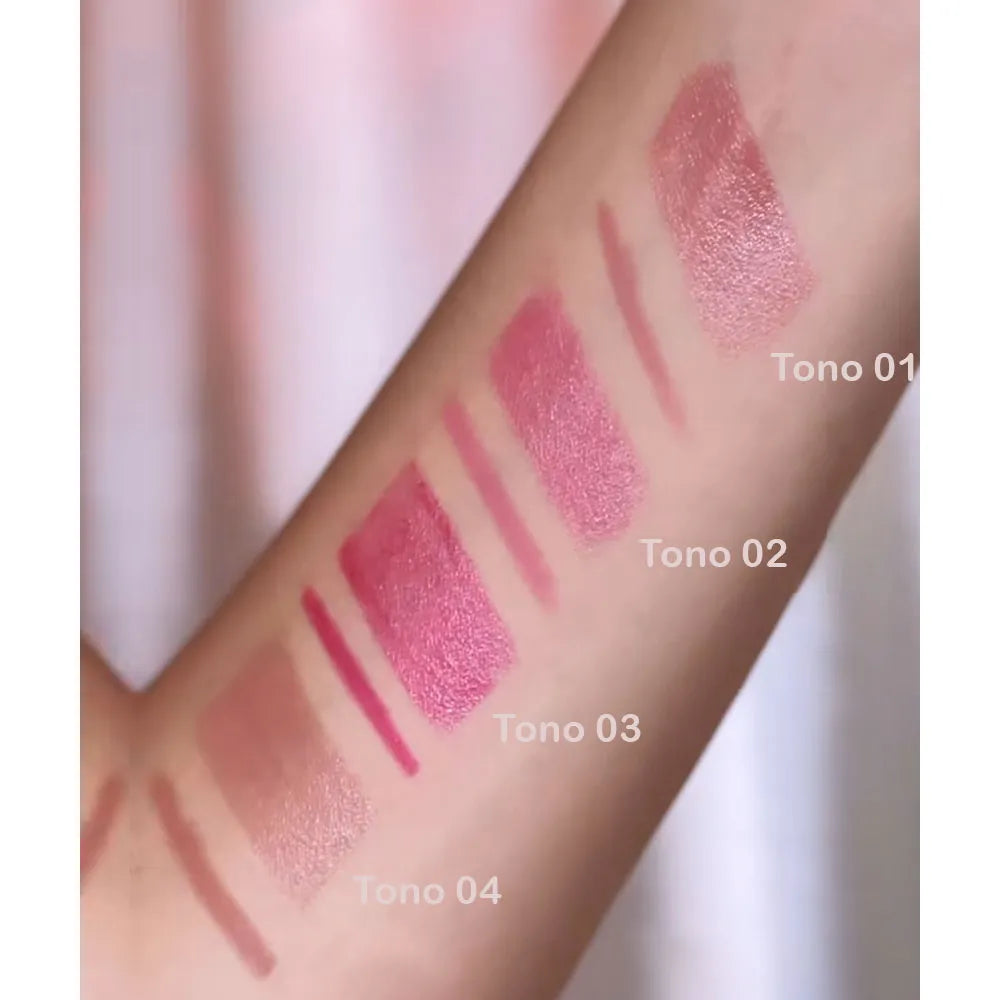 DUO DELINEADOR Y LABIAL EN BARRA