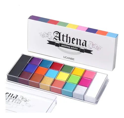PALETA DE MAQUILLAJE ARTISTICO BODY PAINT ATHENA