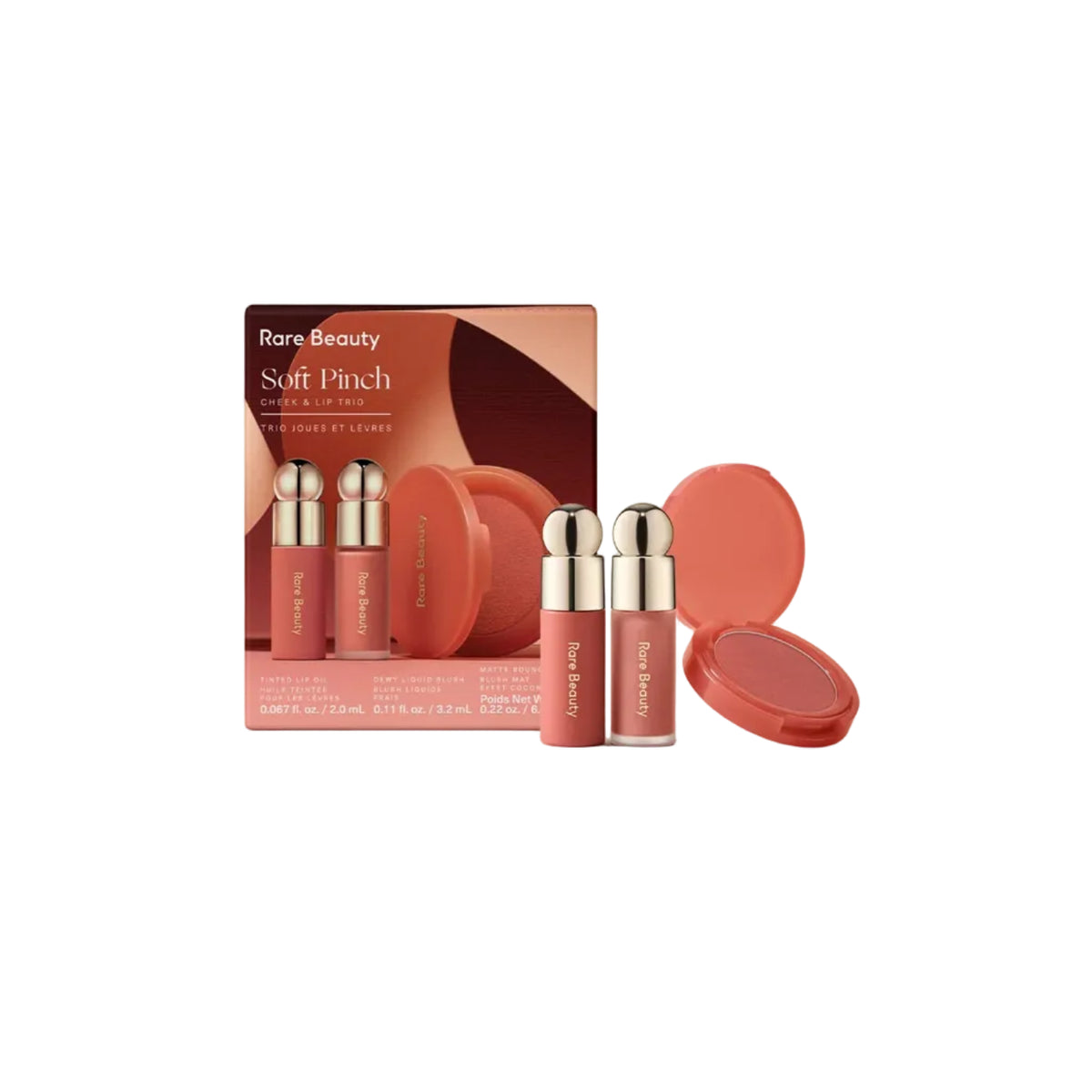 KIT TRIO DE MEJILLAS Y LABIOS SOFT PINCH