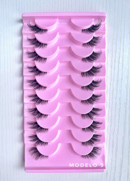 PACK DE PESTAÑAS X10