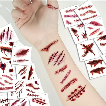 STICKERS HERIDAS FALSAS
