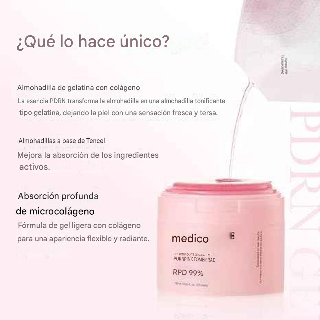 ALMOHADILLA CON TONICO GEL DE COLAGENO Y PDRN 70 PADS