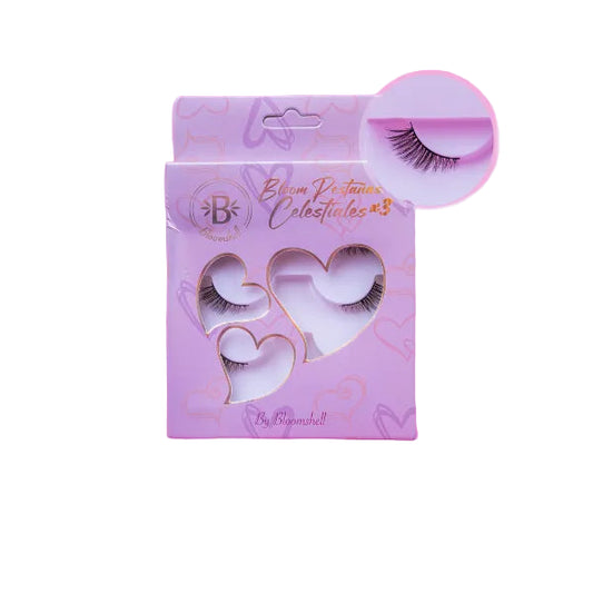 PACK DE PESTAÑAS BLOOM CELESTIALES X 3