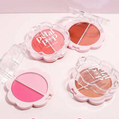 DUO DE RUBOR CREMA Y POLVO PETAL POP