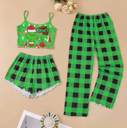 PIJAMA CON TOP DE 3 PIEZAS